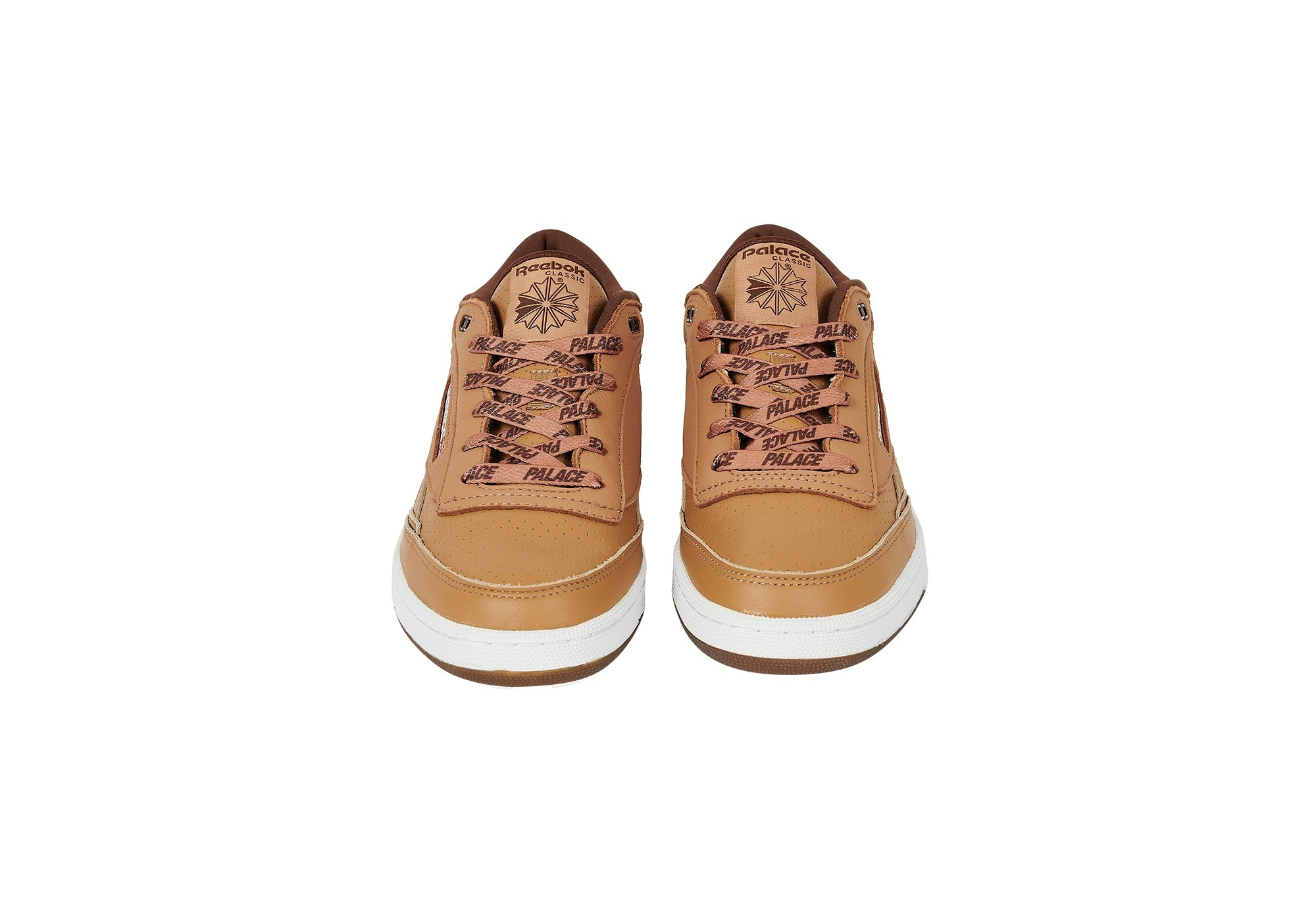 PALACE REEBOK CLUB C MID II REVENGE SOFT CAMEL / BRUSH BROWN / REEBOK LE 5 - 3