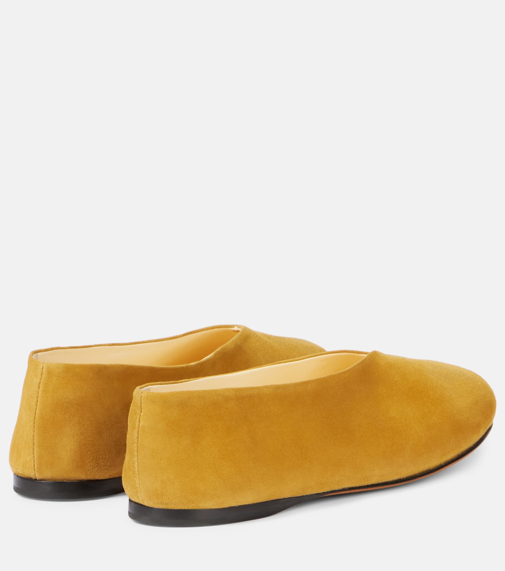 Tee suede ballet flats - 2