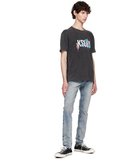 Ksubi Gray Graff Rose Kash T-Shirt outlook