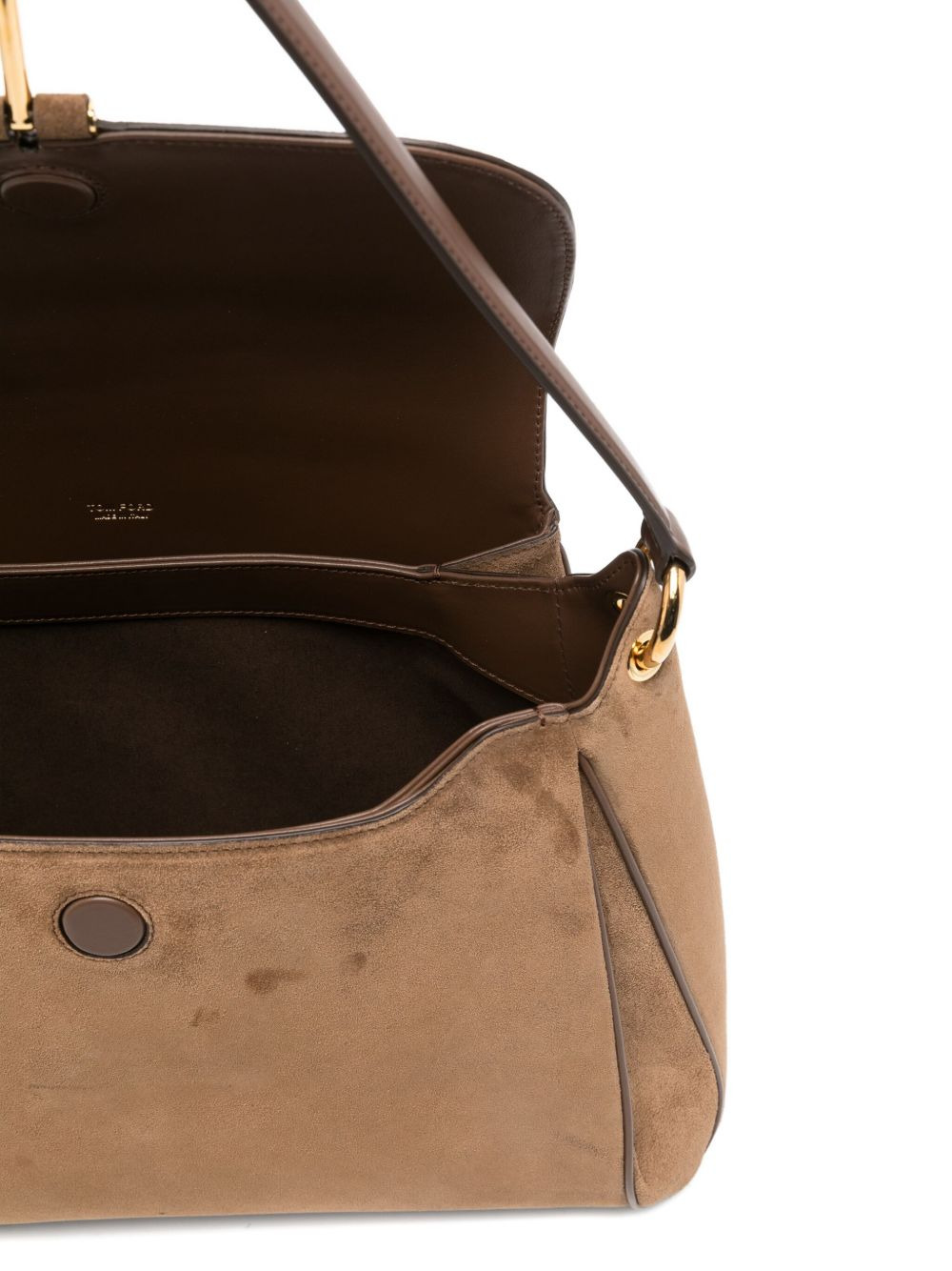 T-bar suede cross body bag - 5