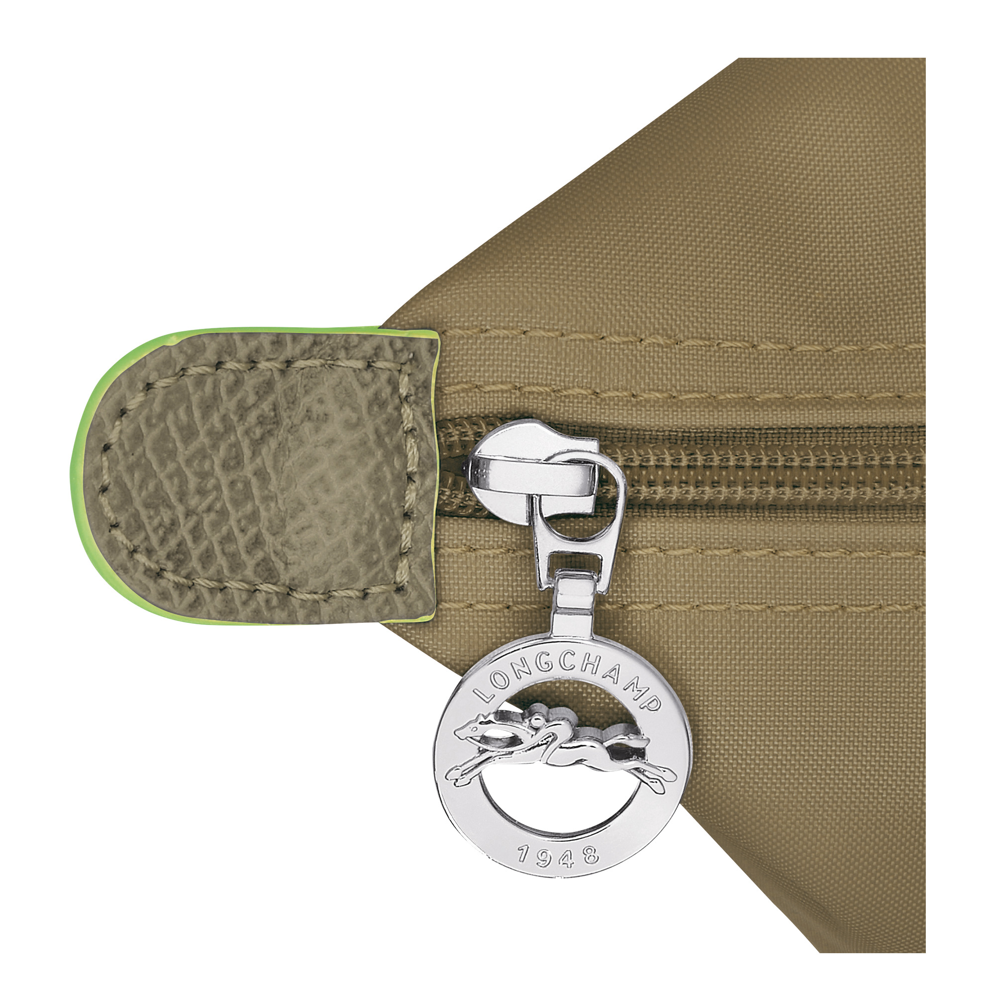 Le Pliage Green M Handbag Artichoke - Recycled canvas - 6