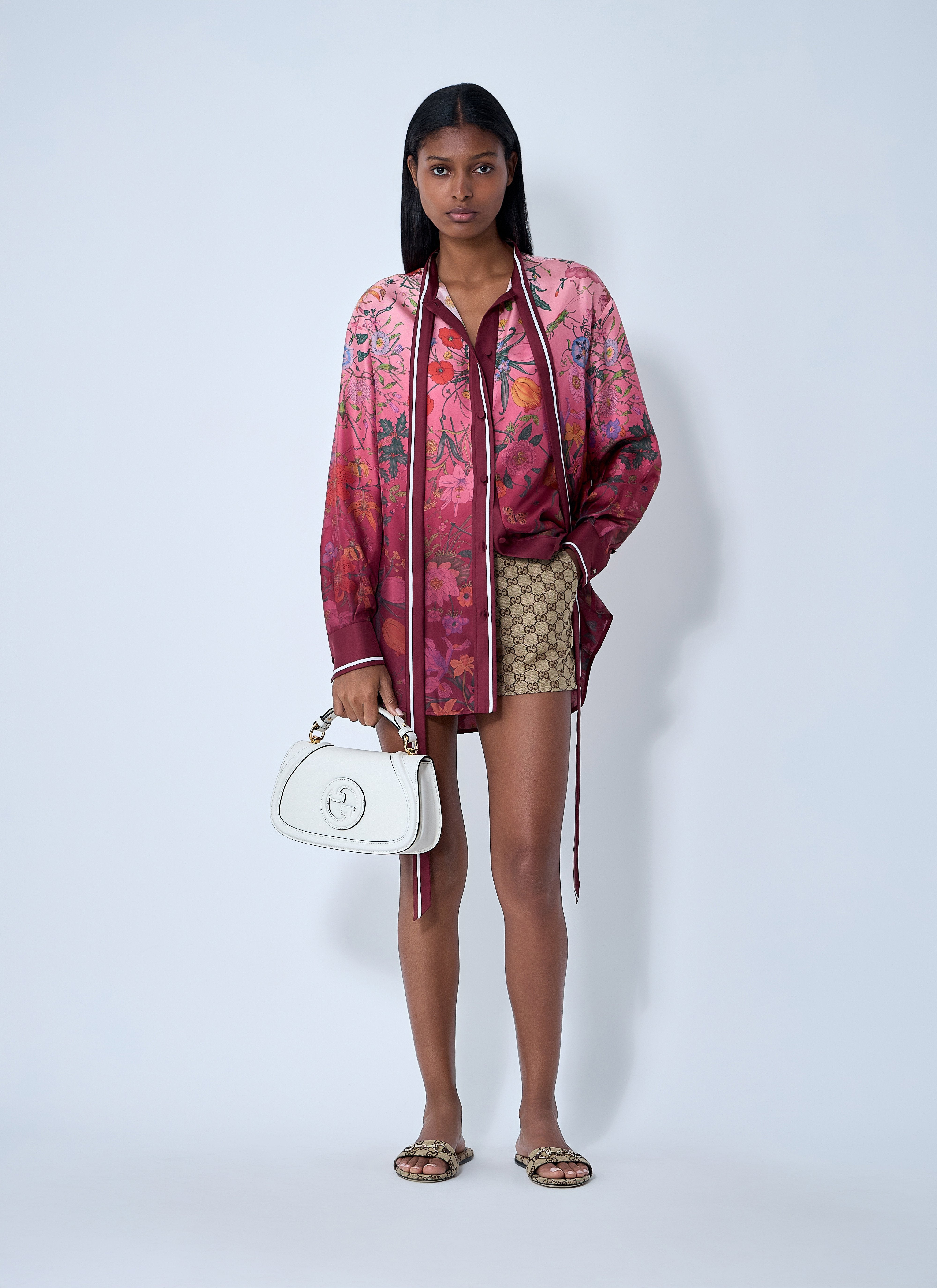 Gucci Women Flora Degrade Shirt - 2