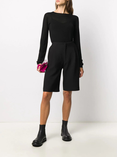 Rick Owens ribbed knitted top outlook