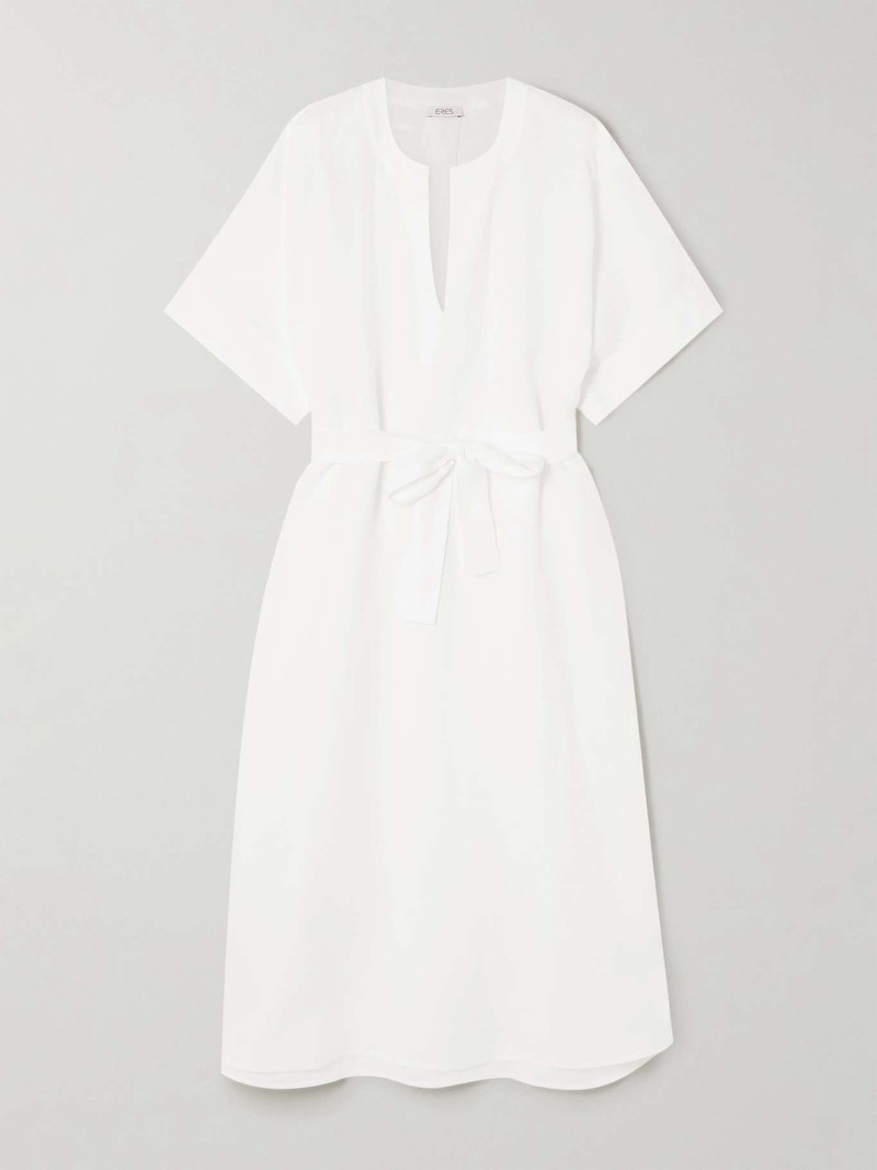 Bibi belted linen kaftan - 1