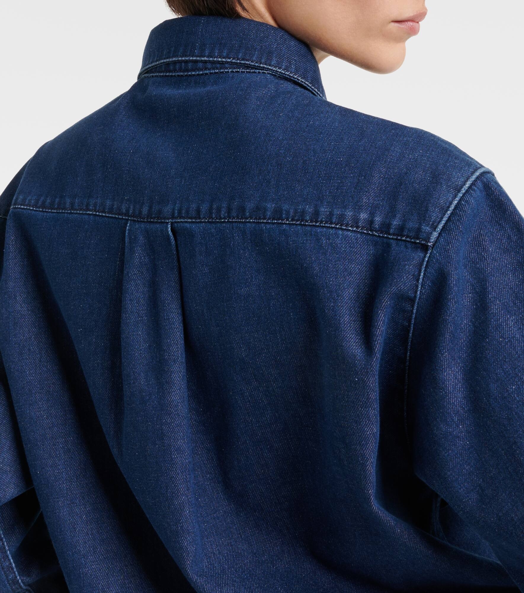 Navie denim shirt - 6