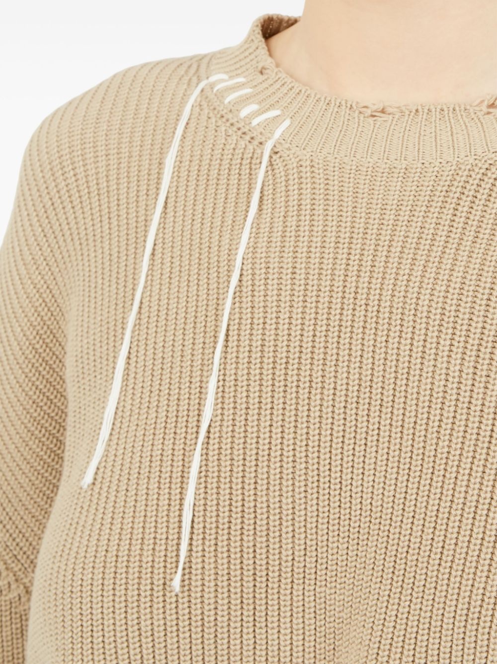 crew-neck cotton jumper - 7