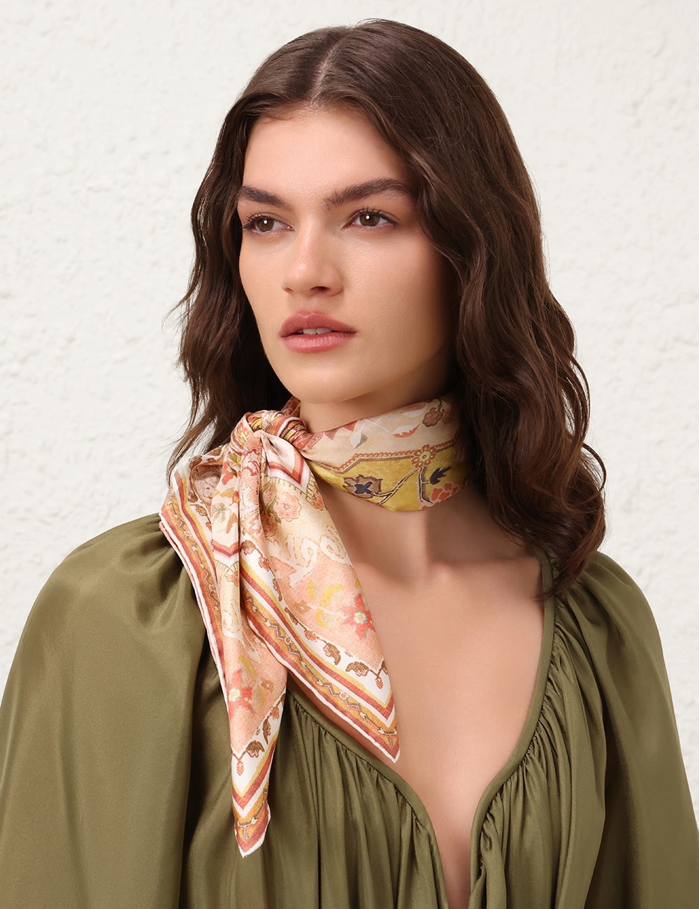 PRINTED SILK SQUARE 70 - 2
