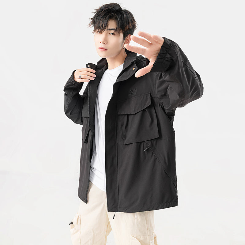 Mizuno Logo Waterproof Jacket 'Black' A2CE3110 - 4