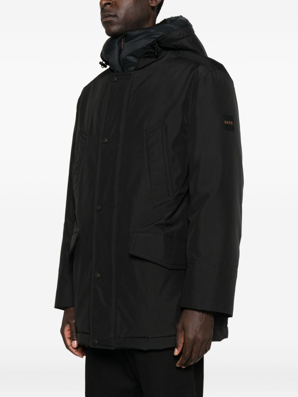 hooded padded jacket - 3