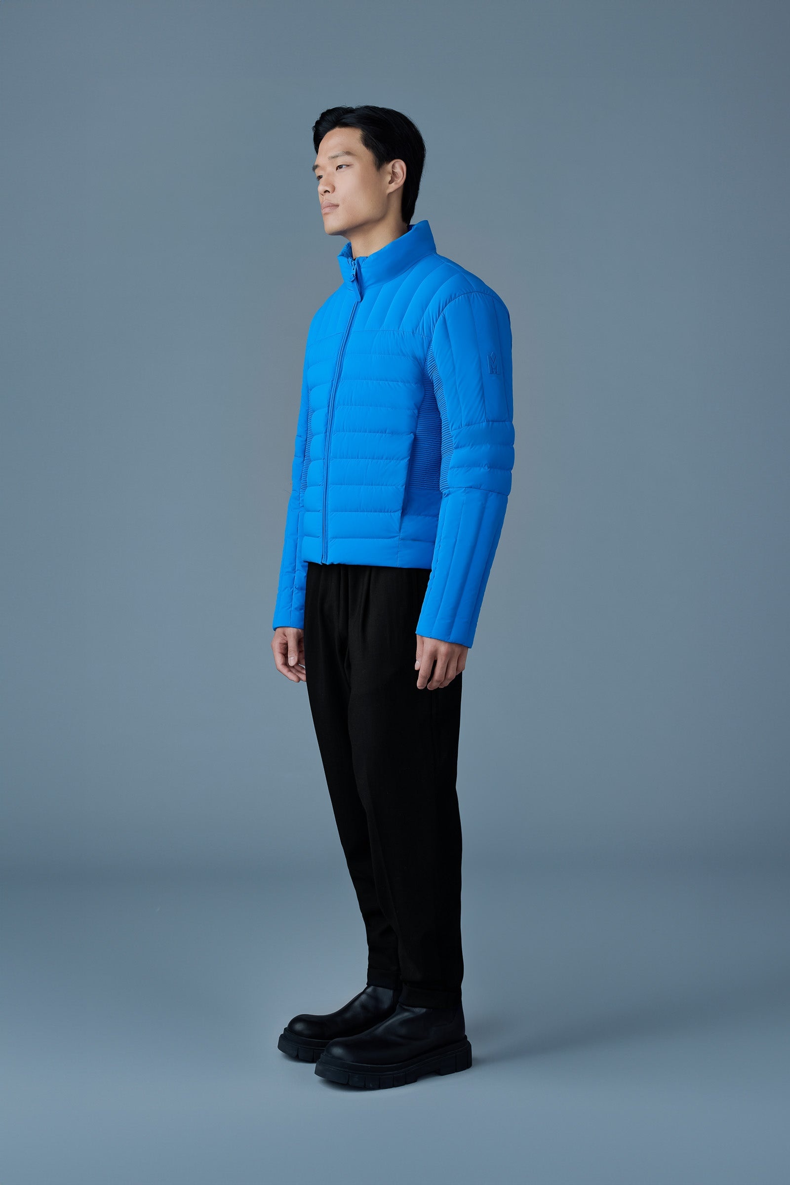 TRAVIS Perpendicular channel quilt down jacket - 3
