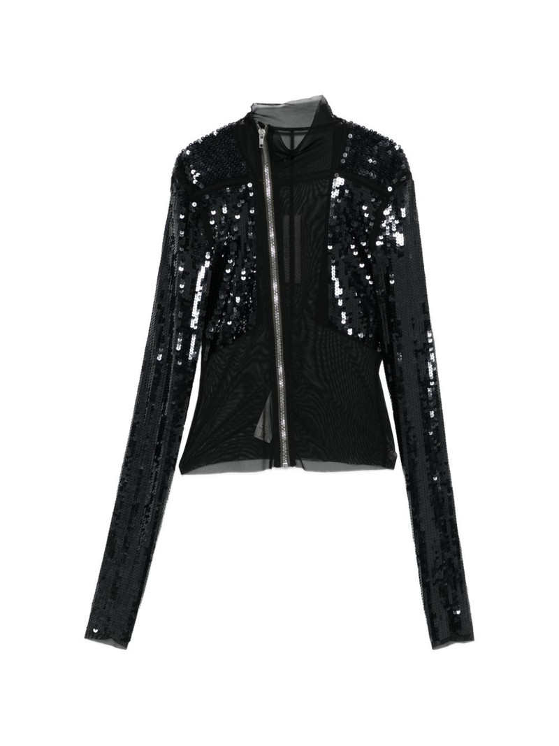 Gary sequin mesh jacket 1
