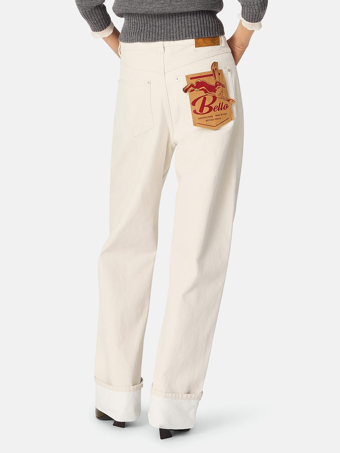 Bottega Veneta baggy denim jeans - 3