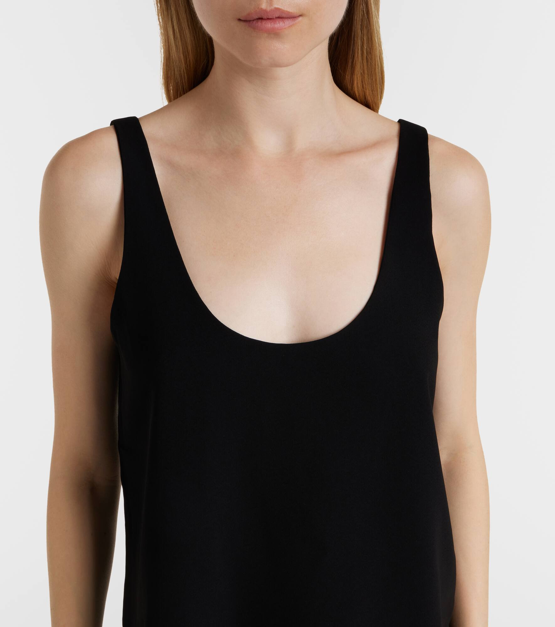 Ari cropped crêpe tank top - 4