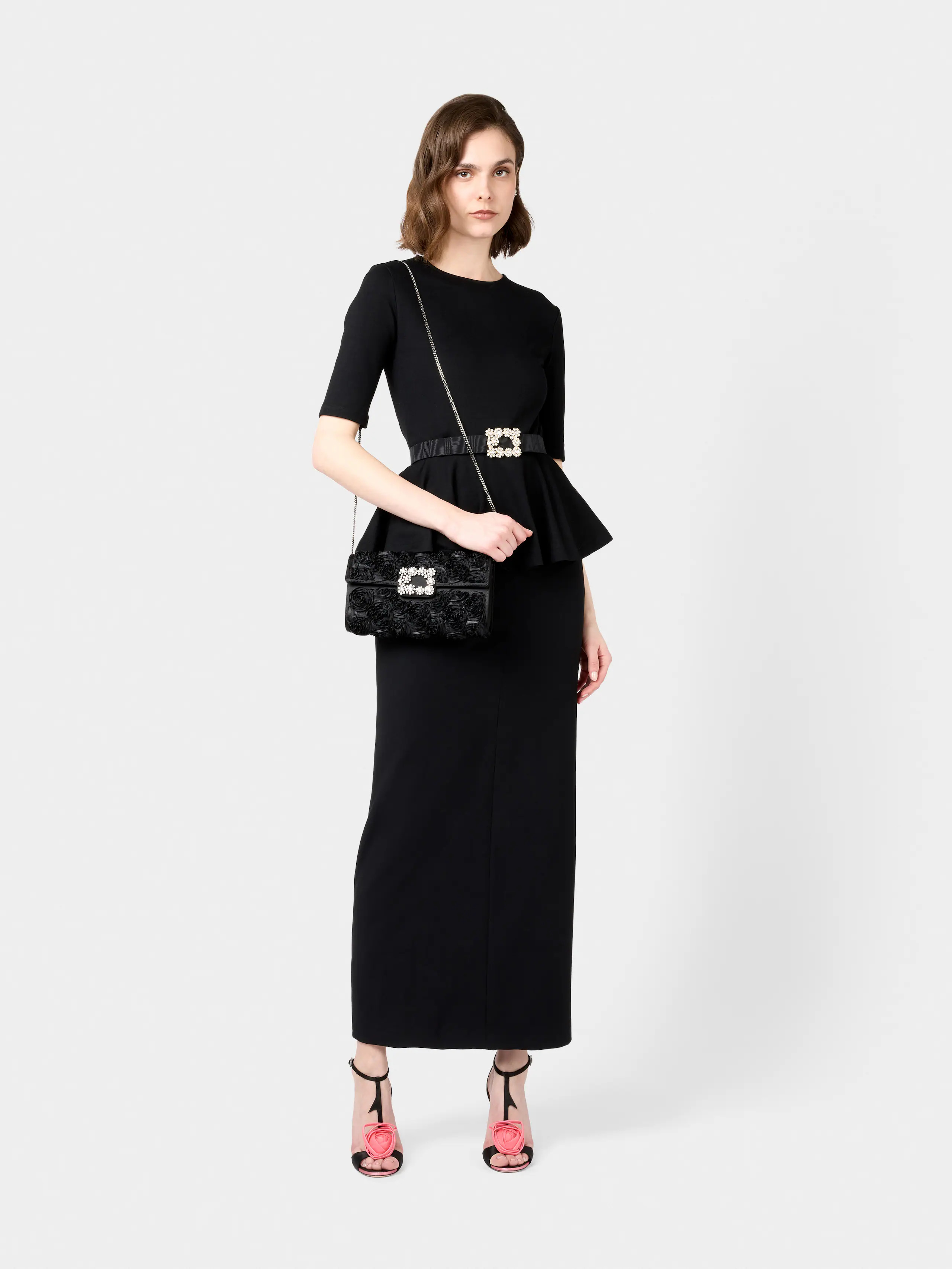 Efflorescence Clutch in satin - 6