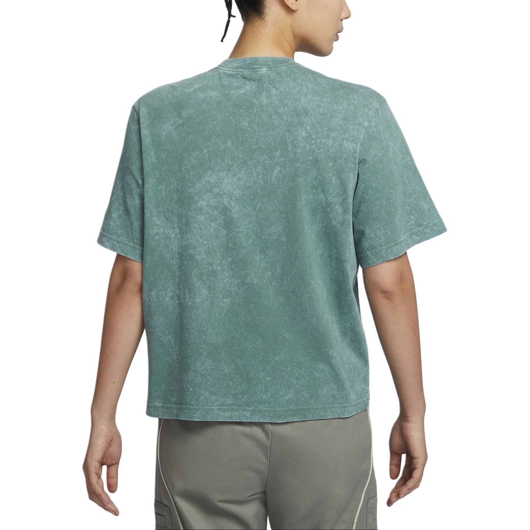 (WMNS) Nike Sportswear T-shirt Asia Sizing 'Washed Teal' FZ4886-361 - 2