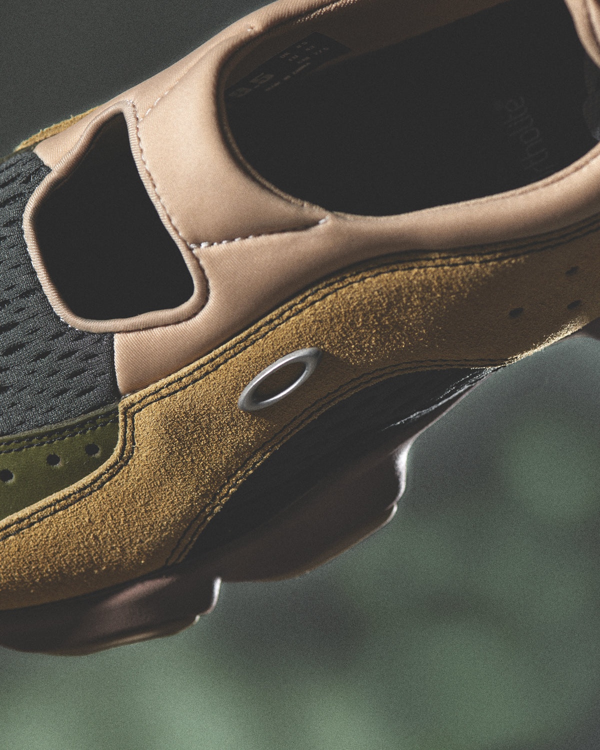 Brain Dead x Oakley Factory Team Suede Flesh Sandal - Whey/Multi - 6