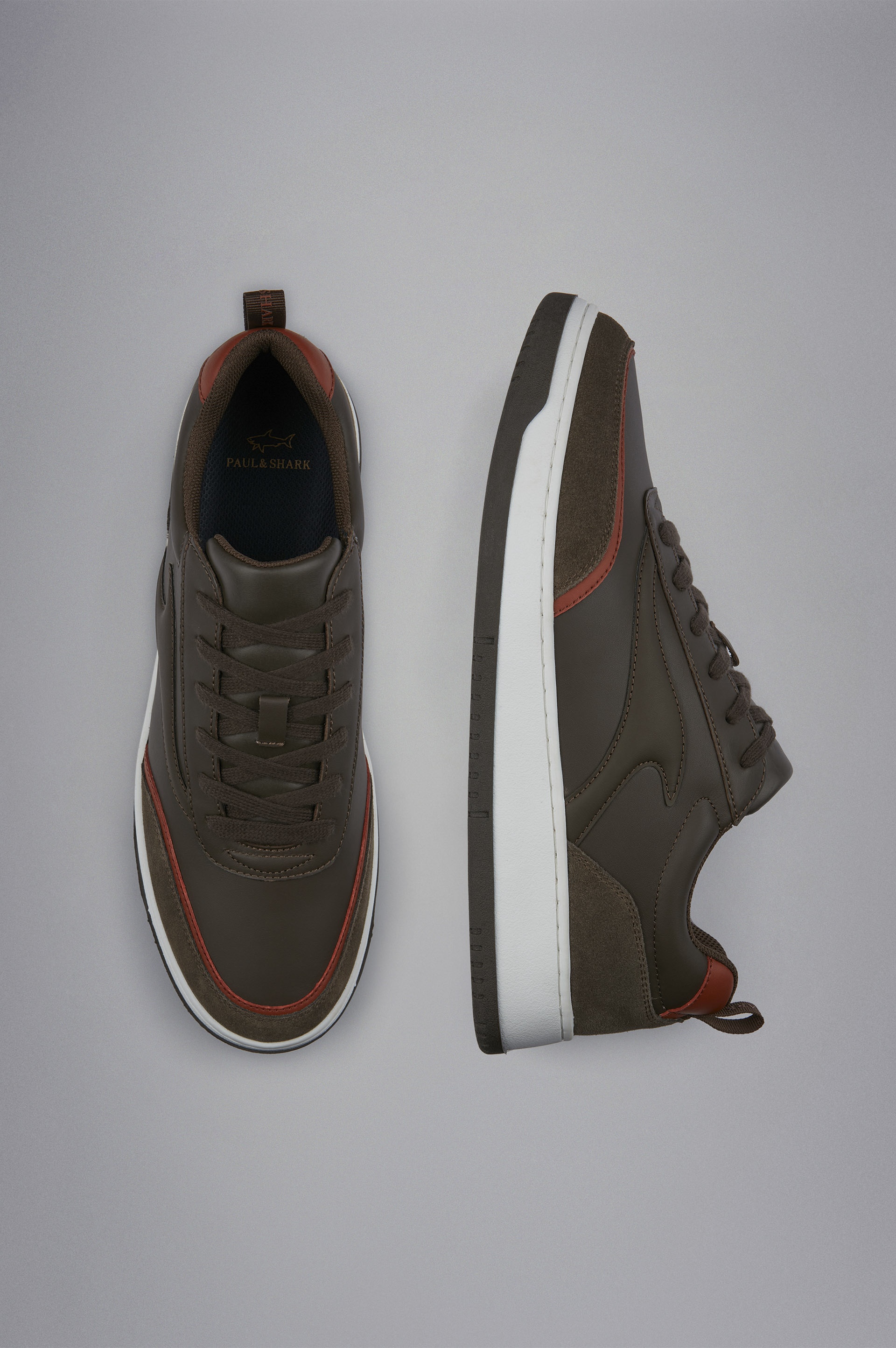 CLUB FIN LEATHER SNEAKERS - 2