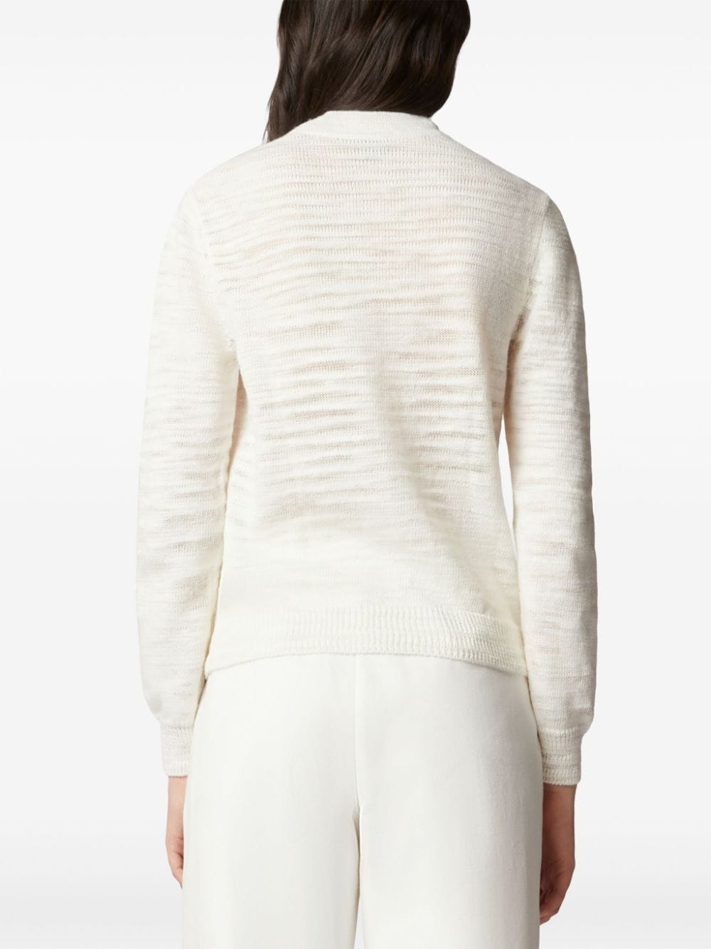 V-neck knit cardigan - 4