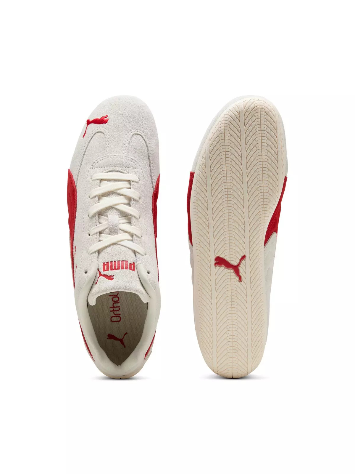 PUMA Speedcat OG "Vapor Grey/For All Time Red" Men's Shoe - 4
