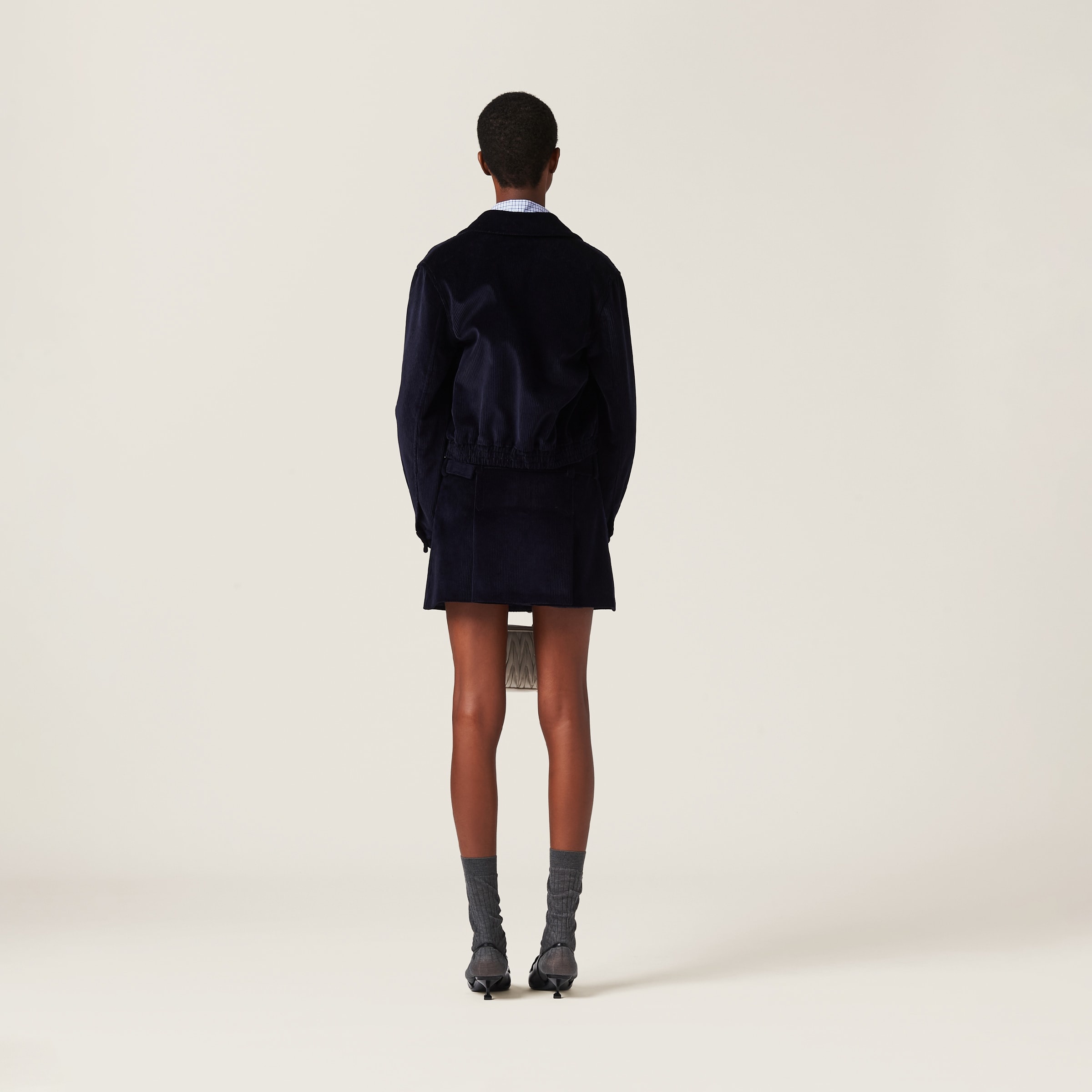 Corduroy miniskirt - 3