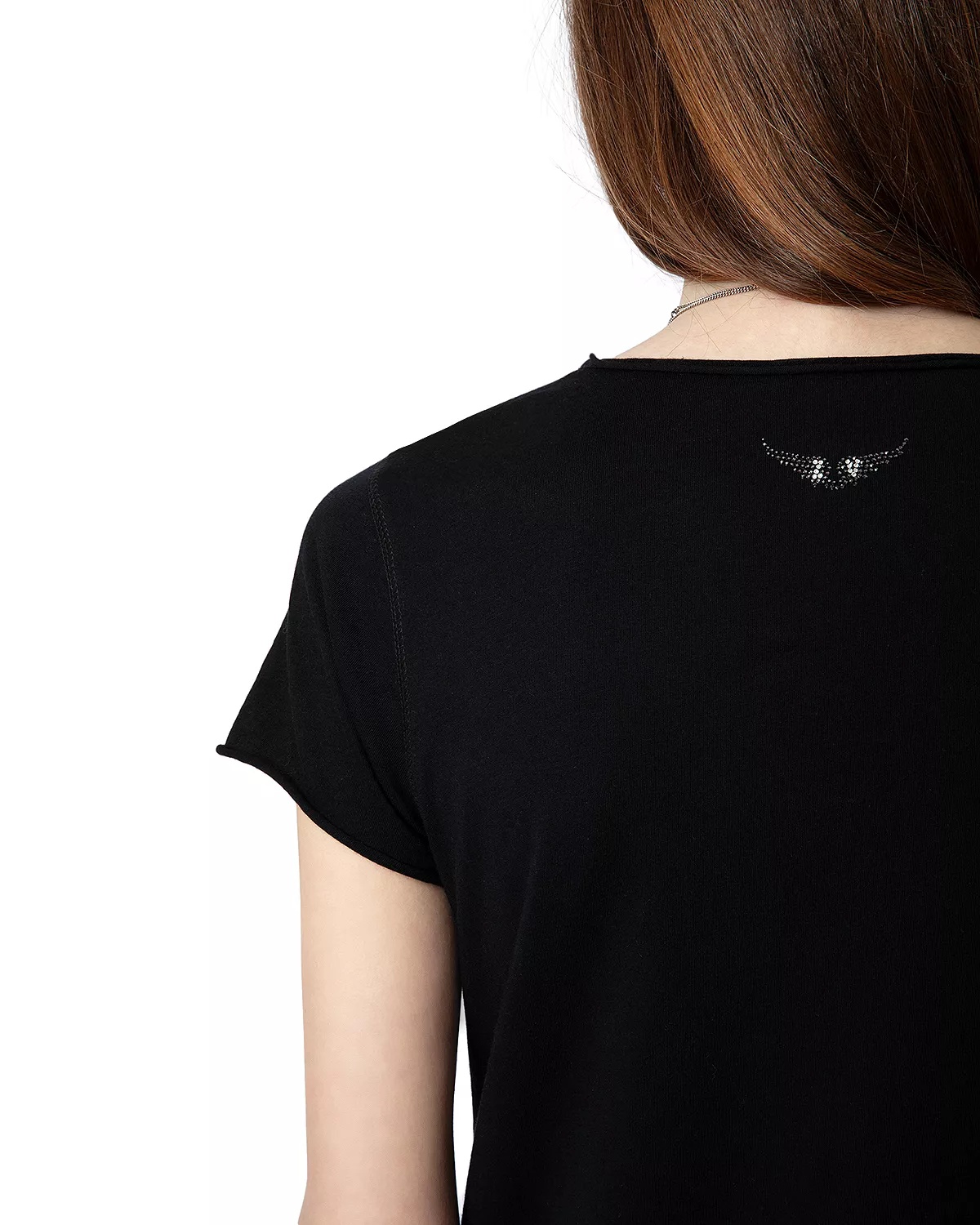 Diamanté Henley Tee - 5