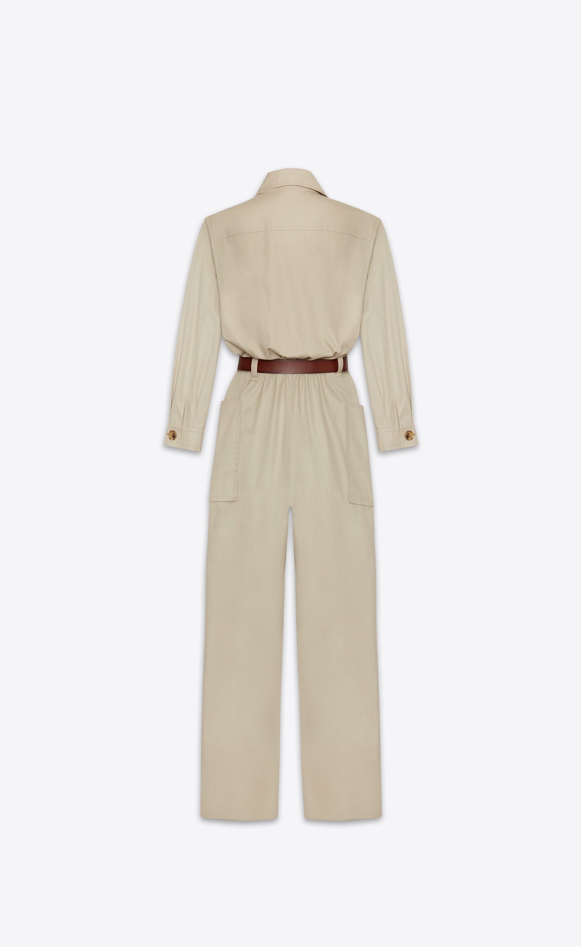 jumpsuit in cotton twill - 2