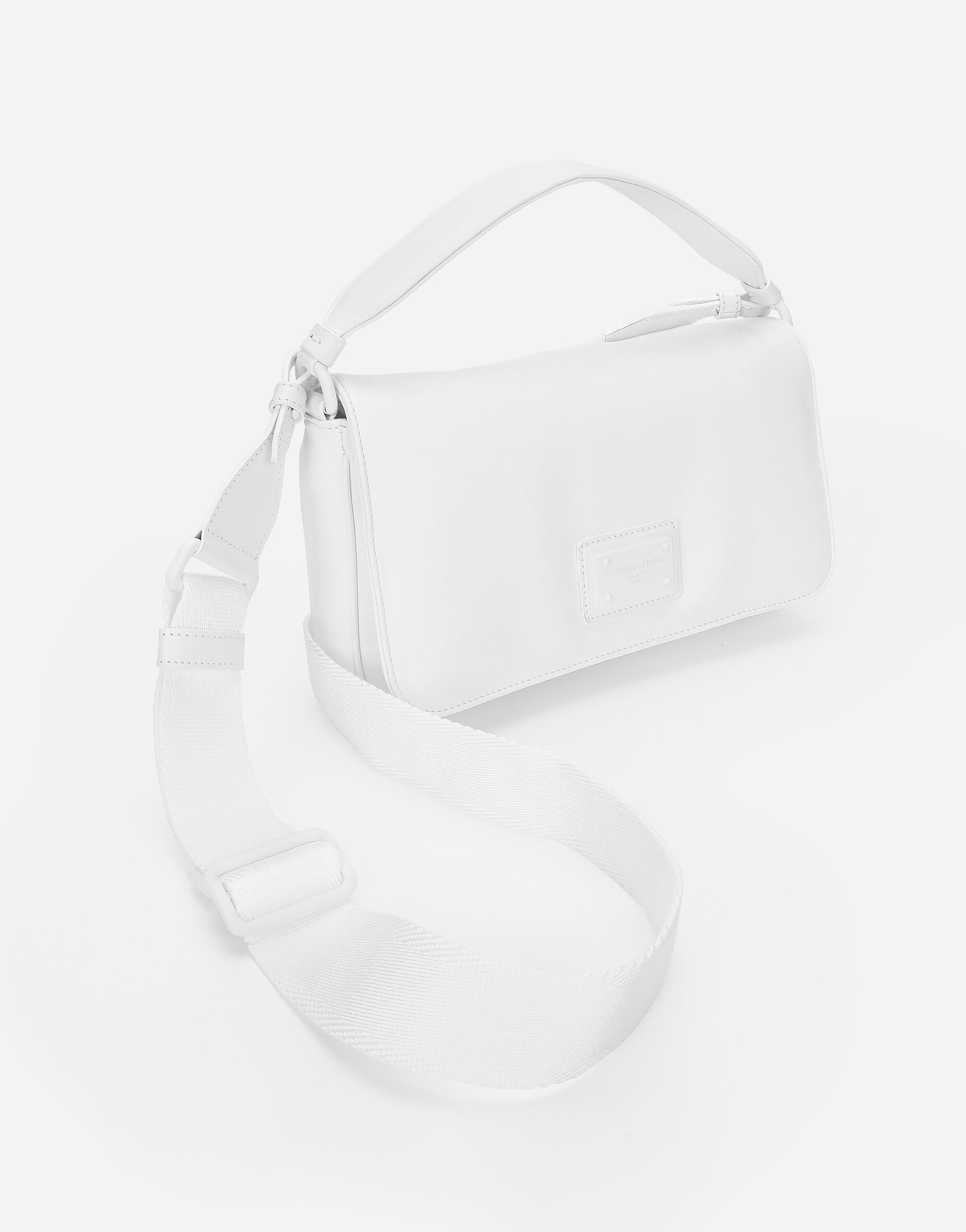 Faux leather crossbody bag BLANCO DOLCE&GABBANA 5