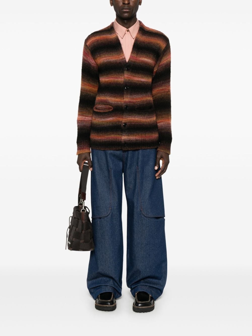 striped cardigan - 2