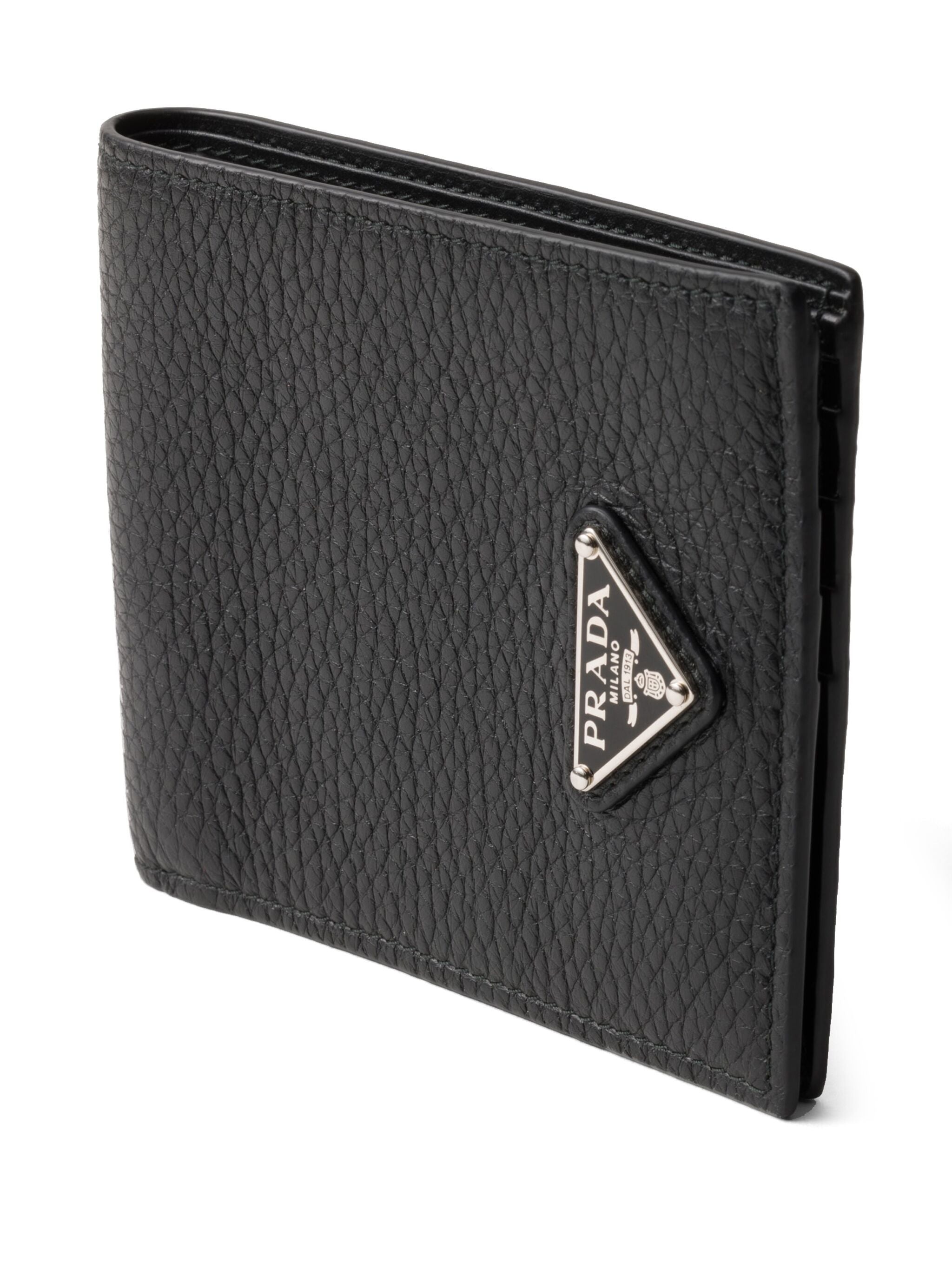 Prada Enamel Triangle-logo Wallet - 4