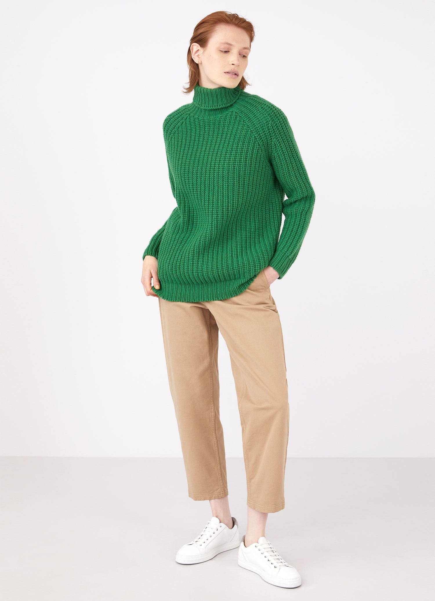 Chunky Roll Neck Jumper - 1