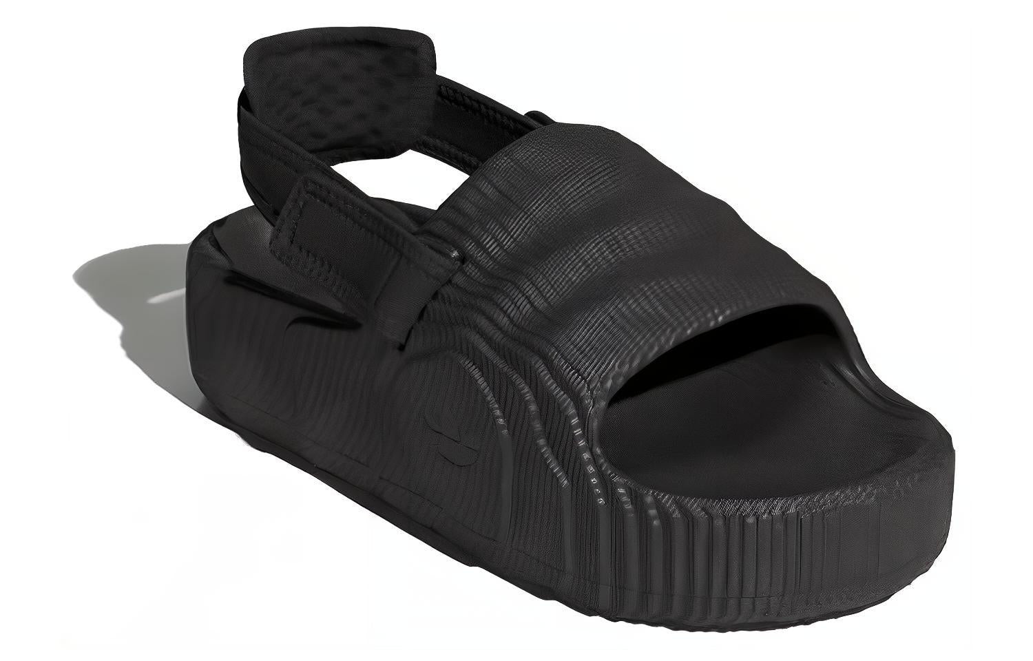 (WMNS) adidas Originals Adilette 22 XLG 'Black' IE5649 - 3
