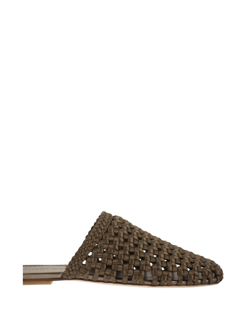 Marina interwoven satin mules 6