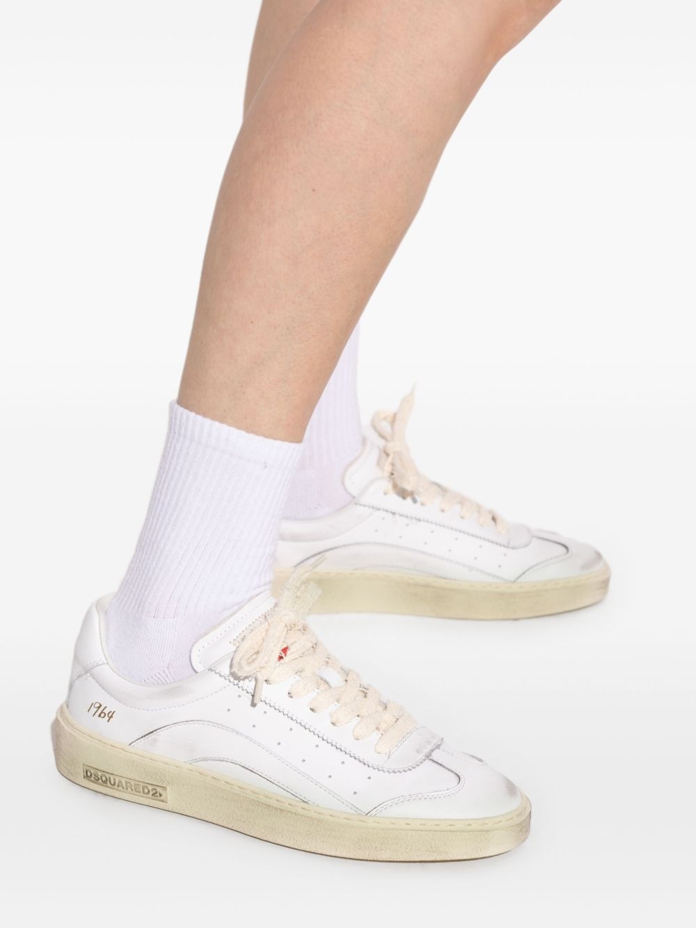 leather sneakers - 5