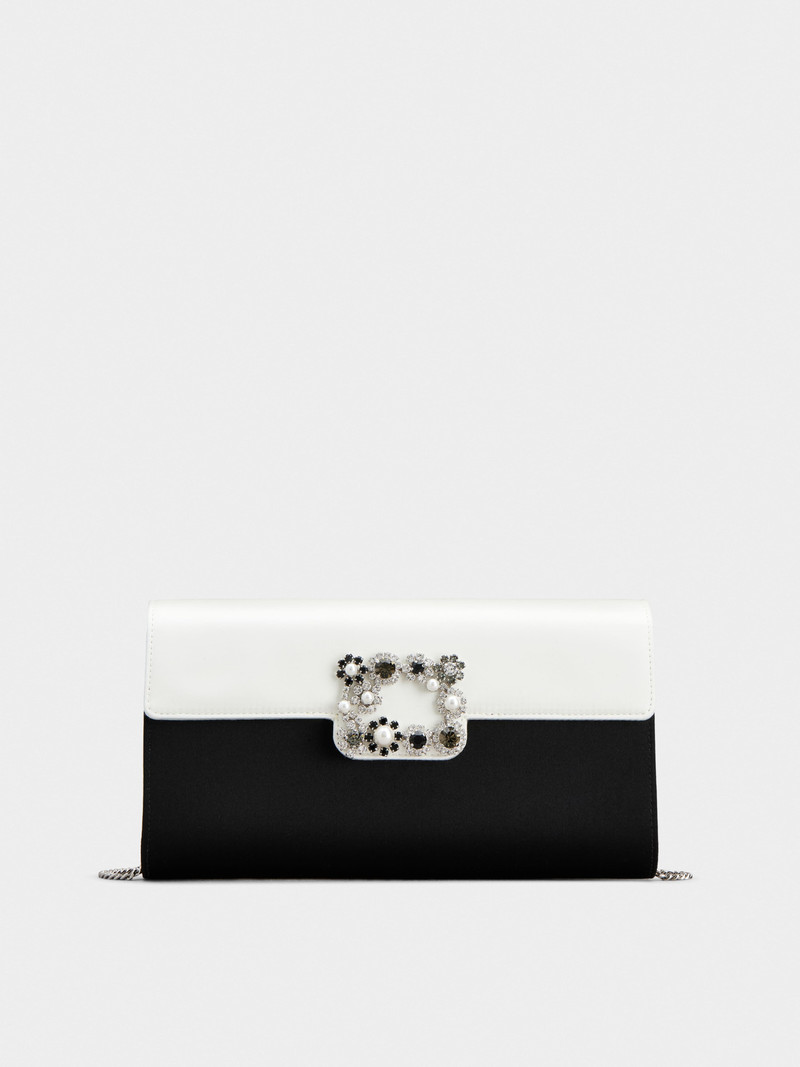 Efflorescence Clutch in satin 1