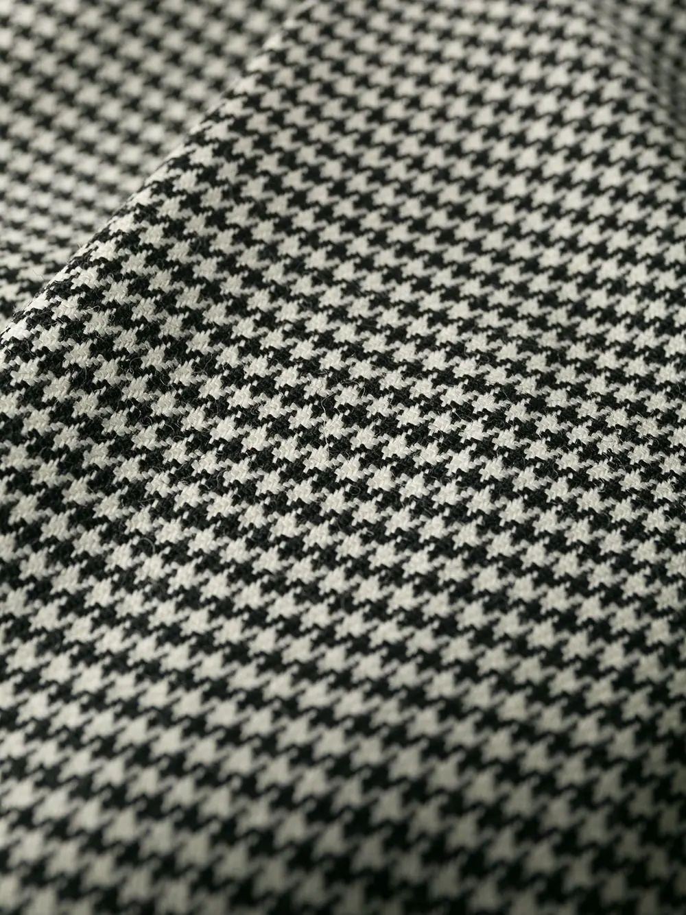 micro houndstooth high-waisted trousers - 7