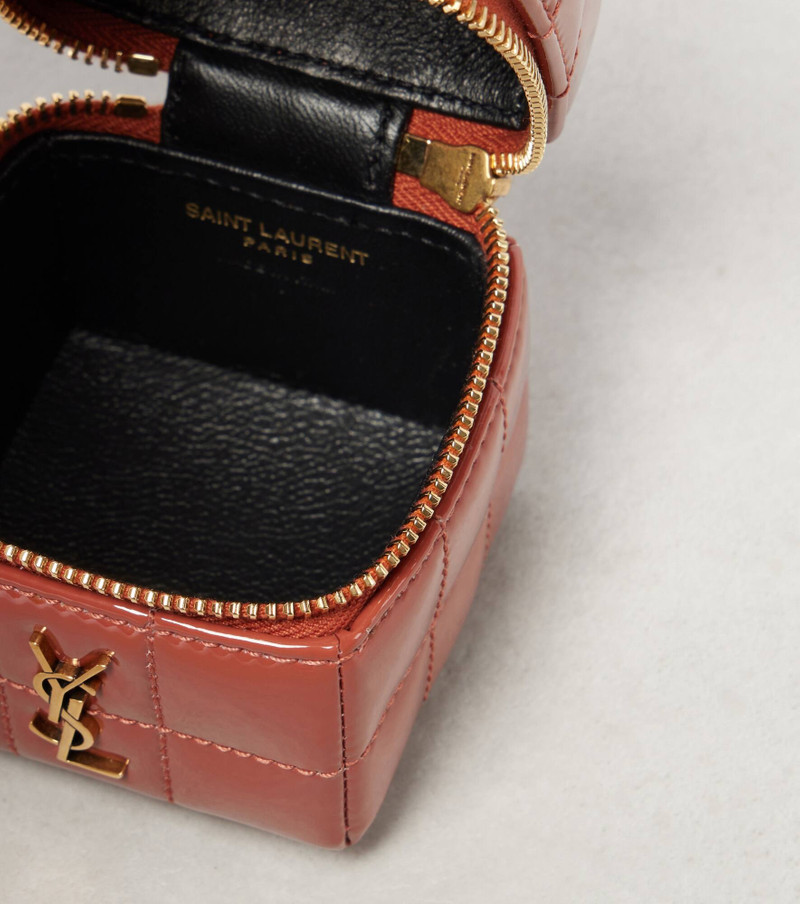 SAINT LAURENT Cassandre Mini matelassé leather bag outlook