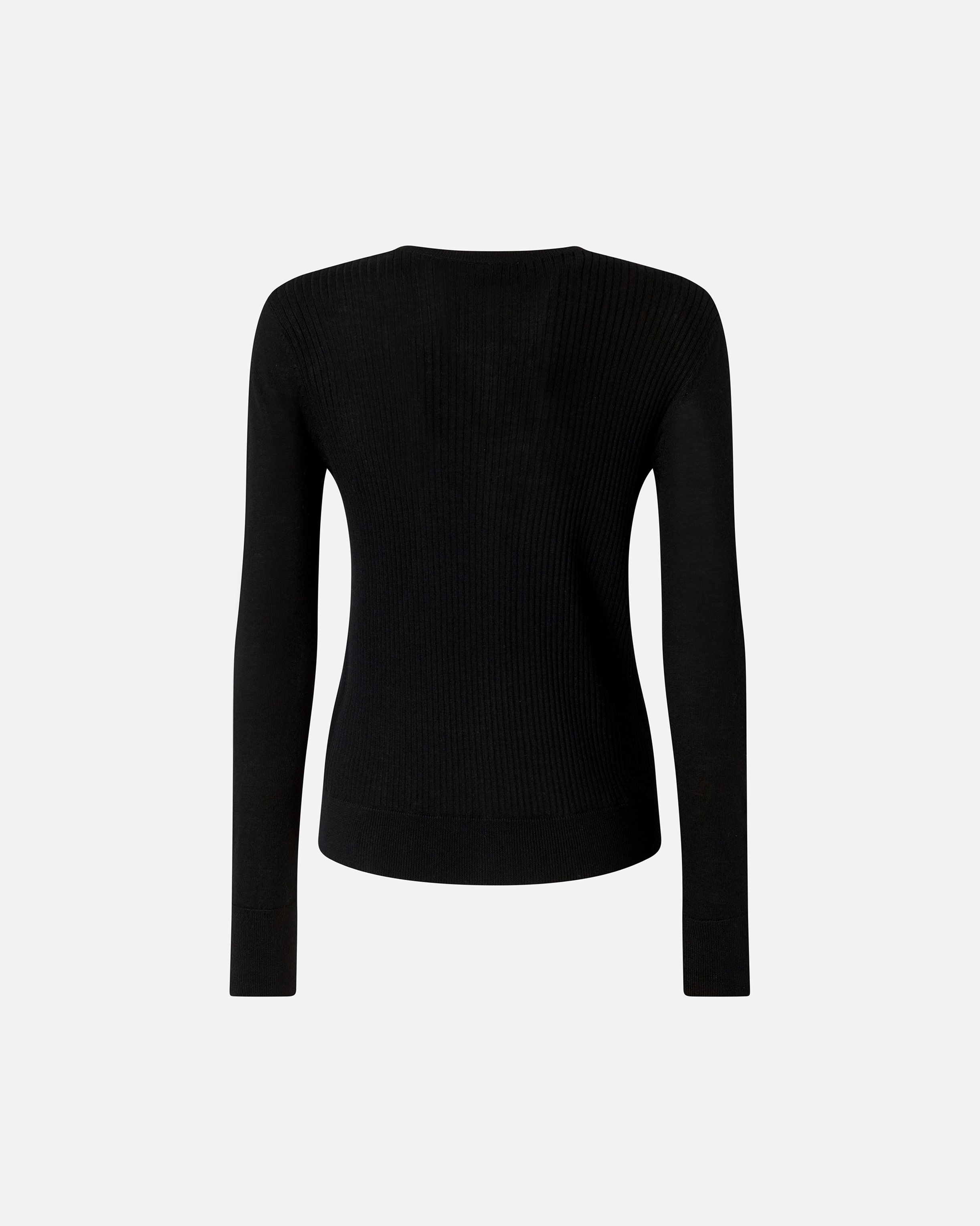 SLIM-FIT V-NECK WOOL CARDIGAN - 6