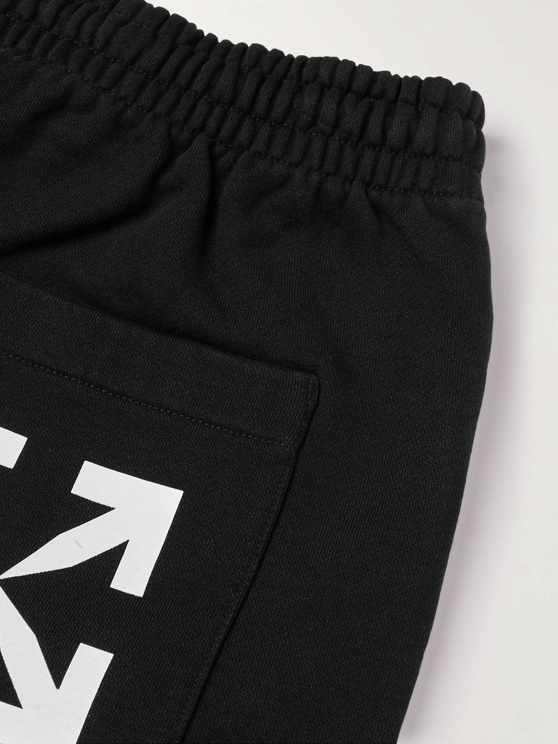Straight-Leg Logo-Print Cotton-Jersey Shorts 5