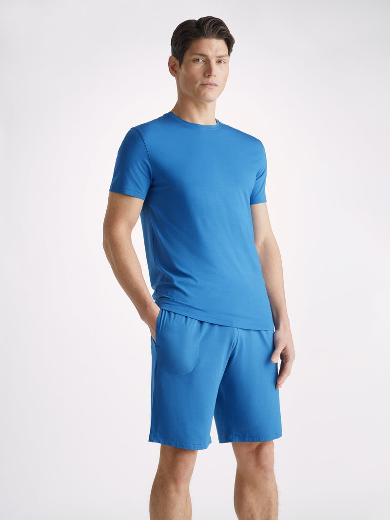 Men's T-Shirt Basel Micro Modal Stretch Ocean 5