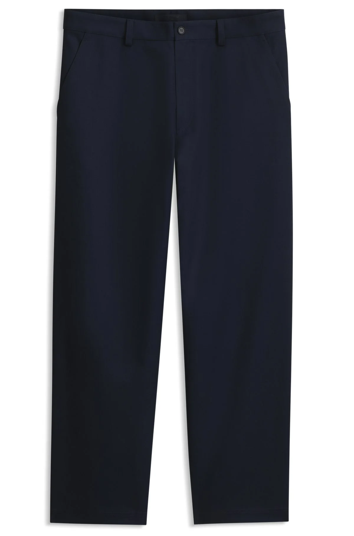 BOSS BY BECKHAM RELAXED-FIT CHINOS IN COTTON TWILL - 1