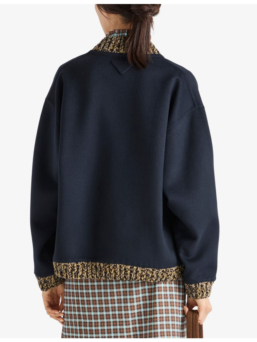 Double Cashmere and Wool Bomber Jacket - 4