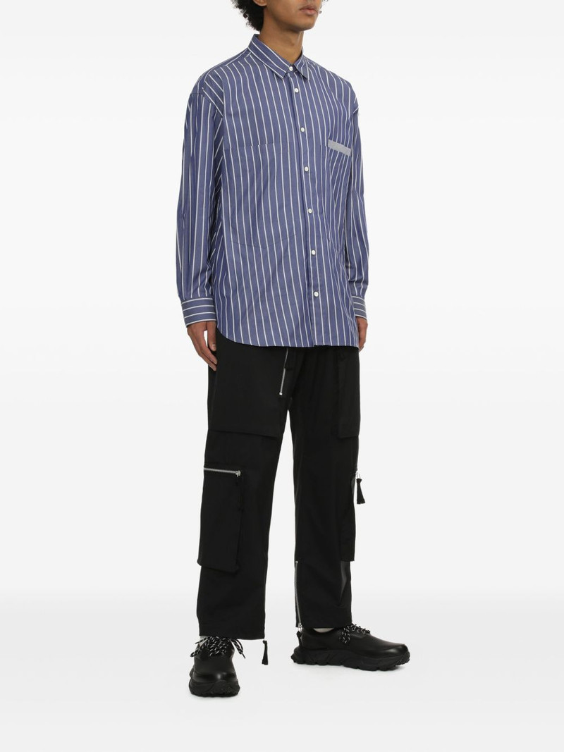 Comme des Garçons Homme striped pocket shirt outlook