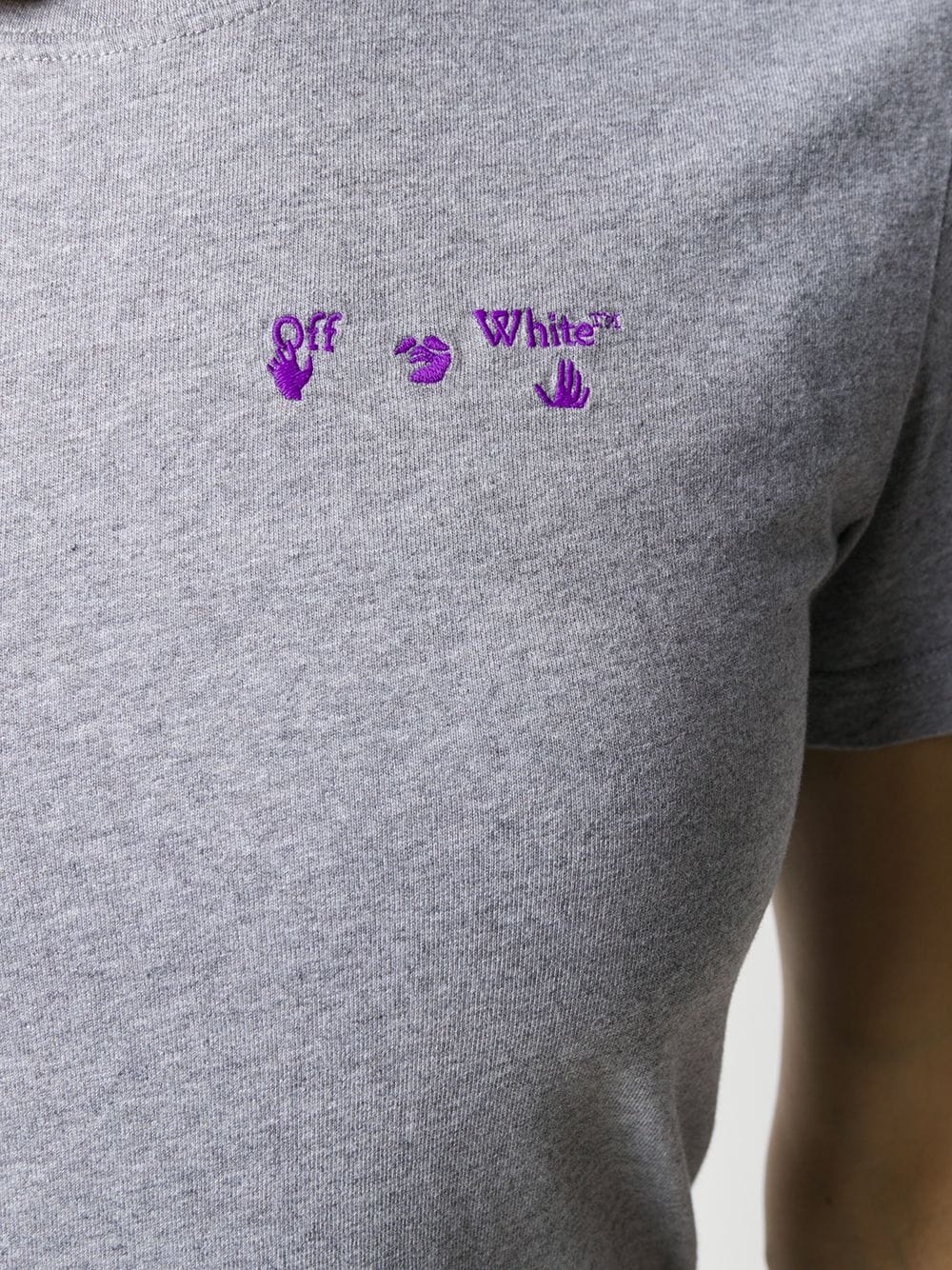 embroidered logo T-shirt - 5