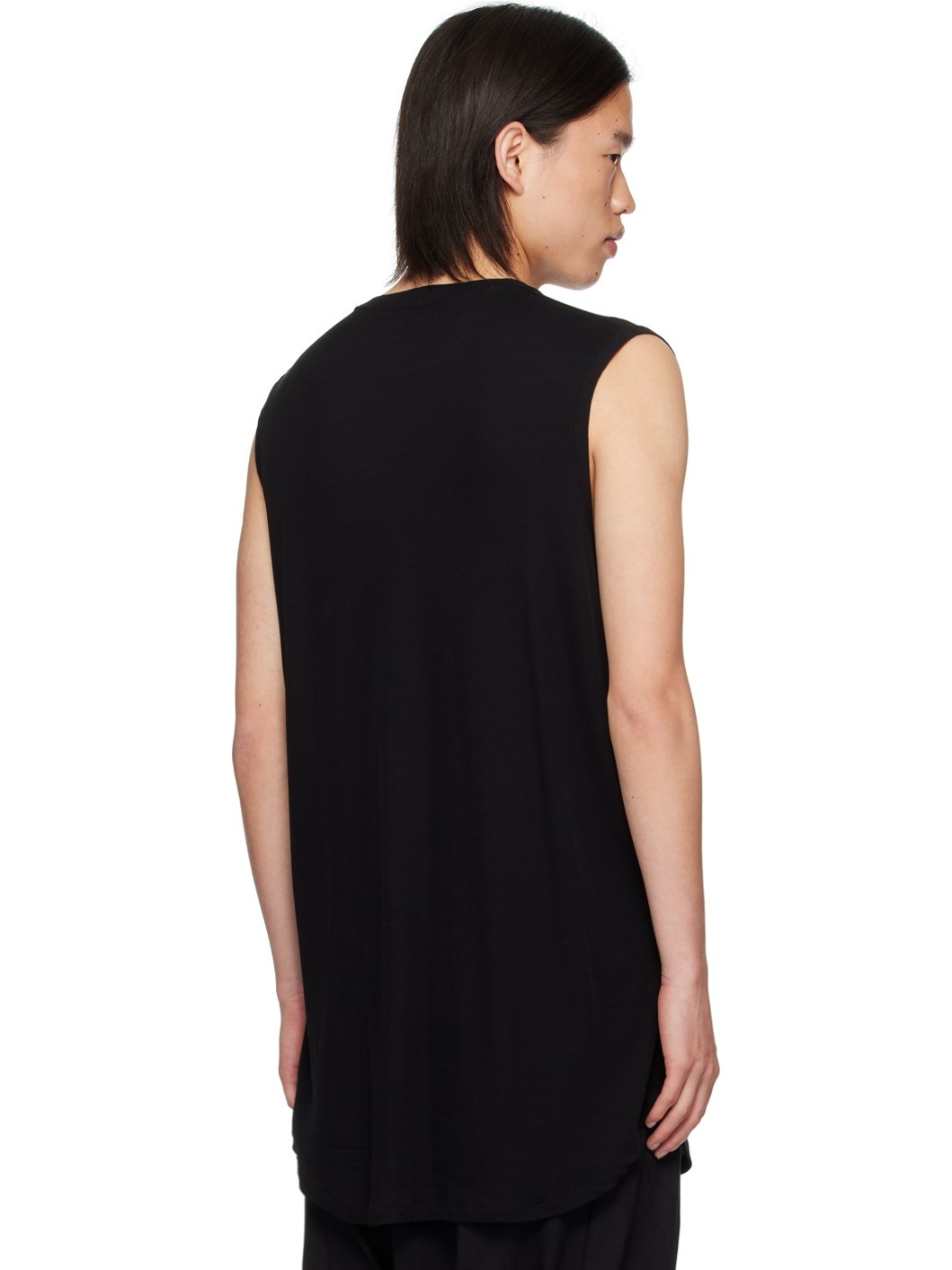 Black Basic Tank Top - 3