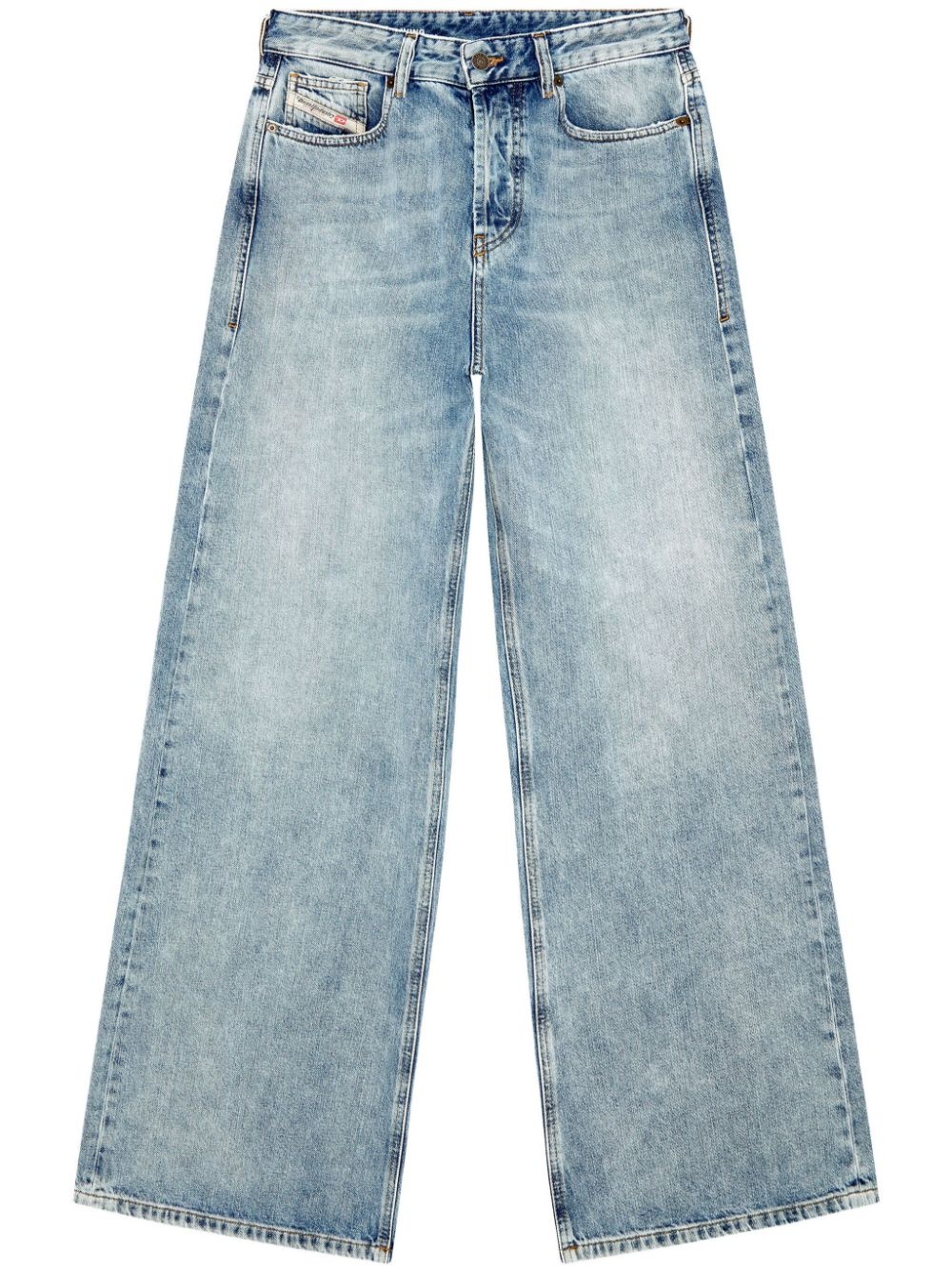 1996 D-Sire 09h57 mid-rise wide-leg jeans - 1