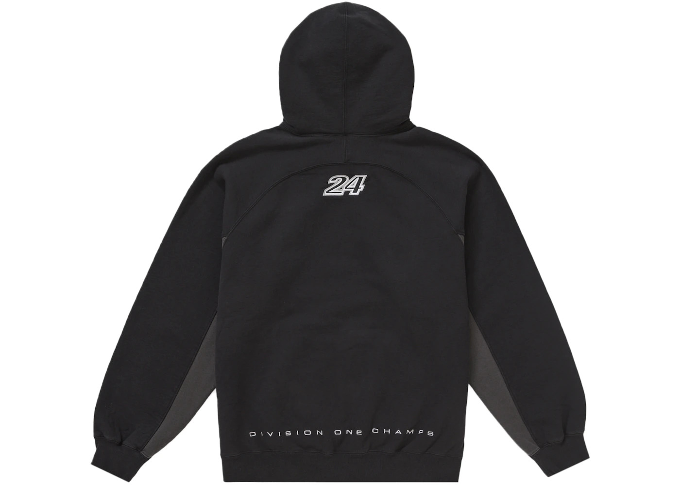 Supreme Division Hooded Sweatshirt Black - 2