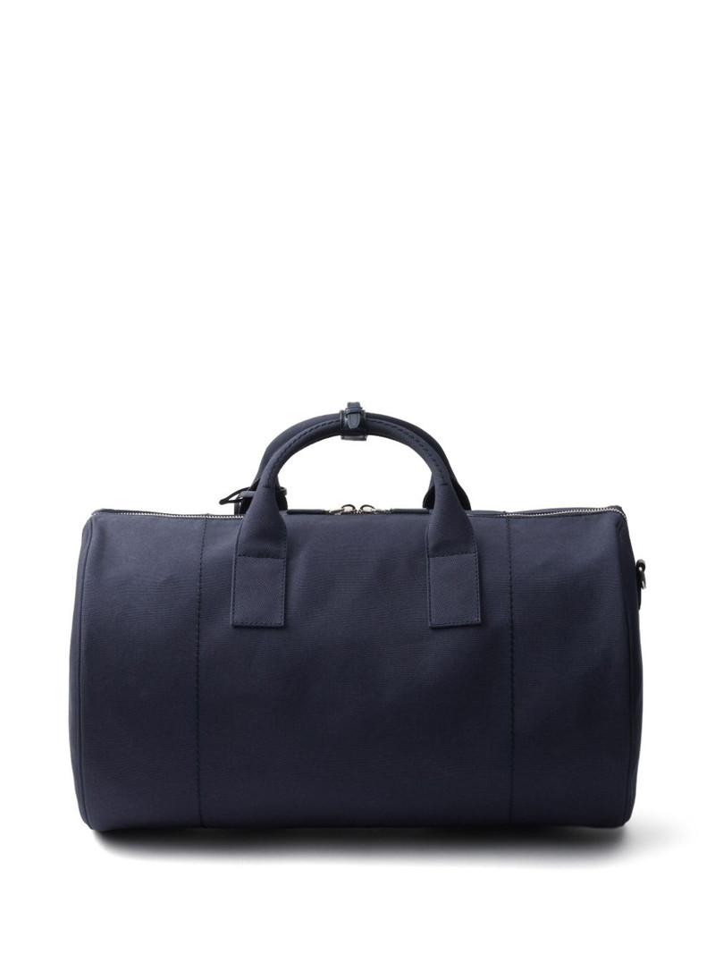 logo-embossed duffle bag 3