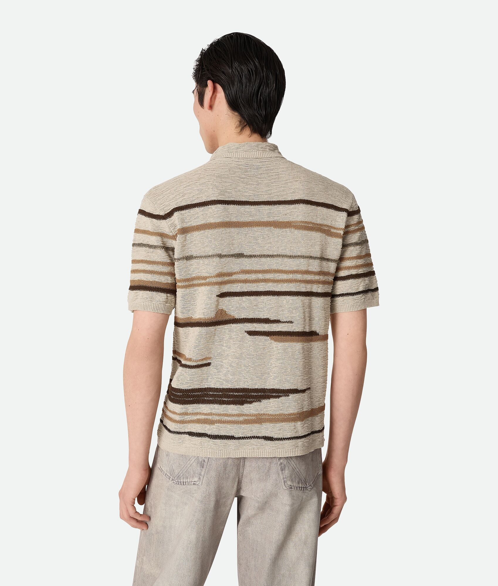 Linen And Cotton Polo - 3