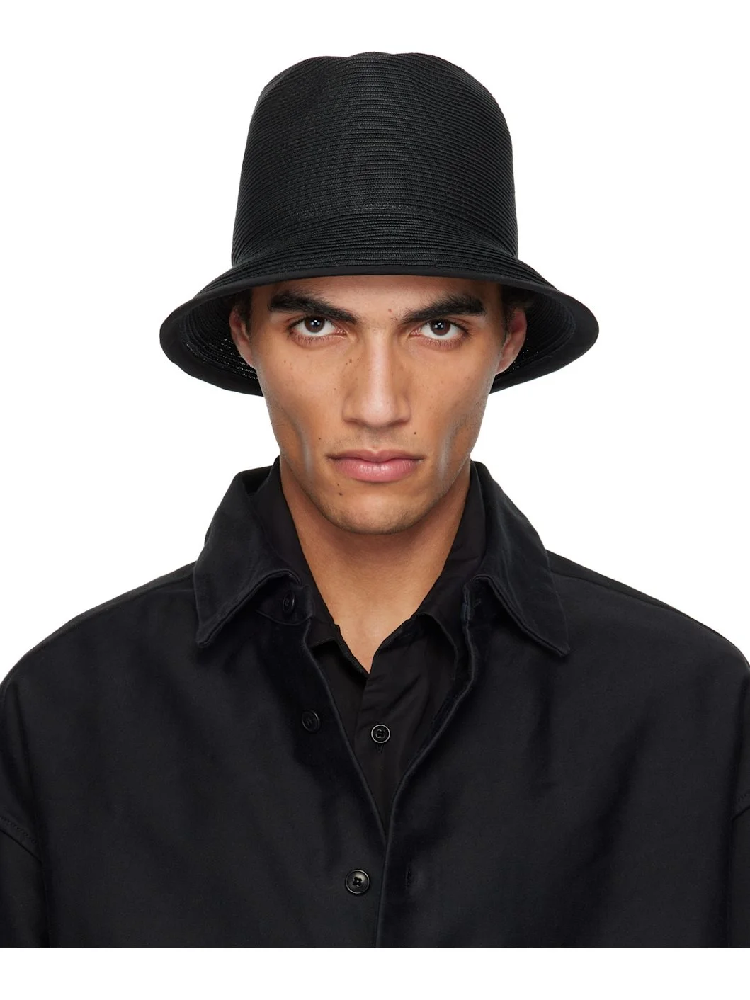 Black Braided Hat - 1