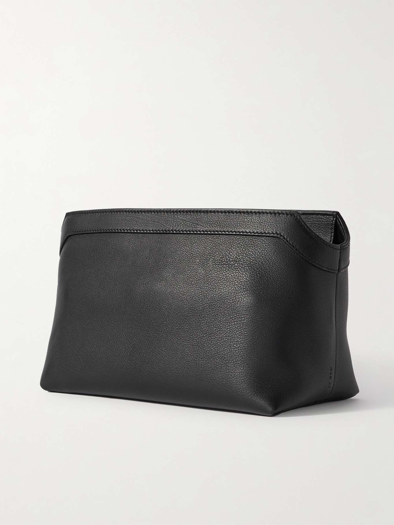 Terrasse textured-leather clutch Black - 3
